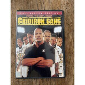 Gridiron Gang 2006 DVD Full Screen Edition Inspirational Drama Movie Pre-Owned